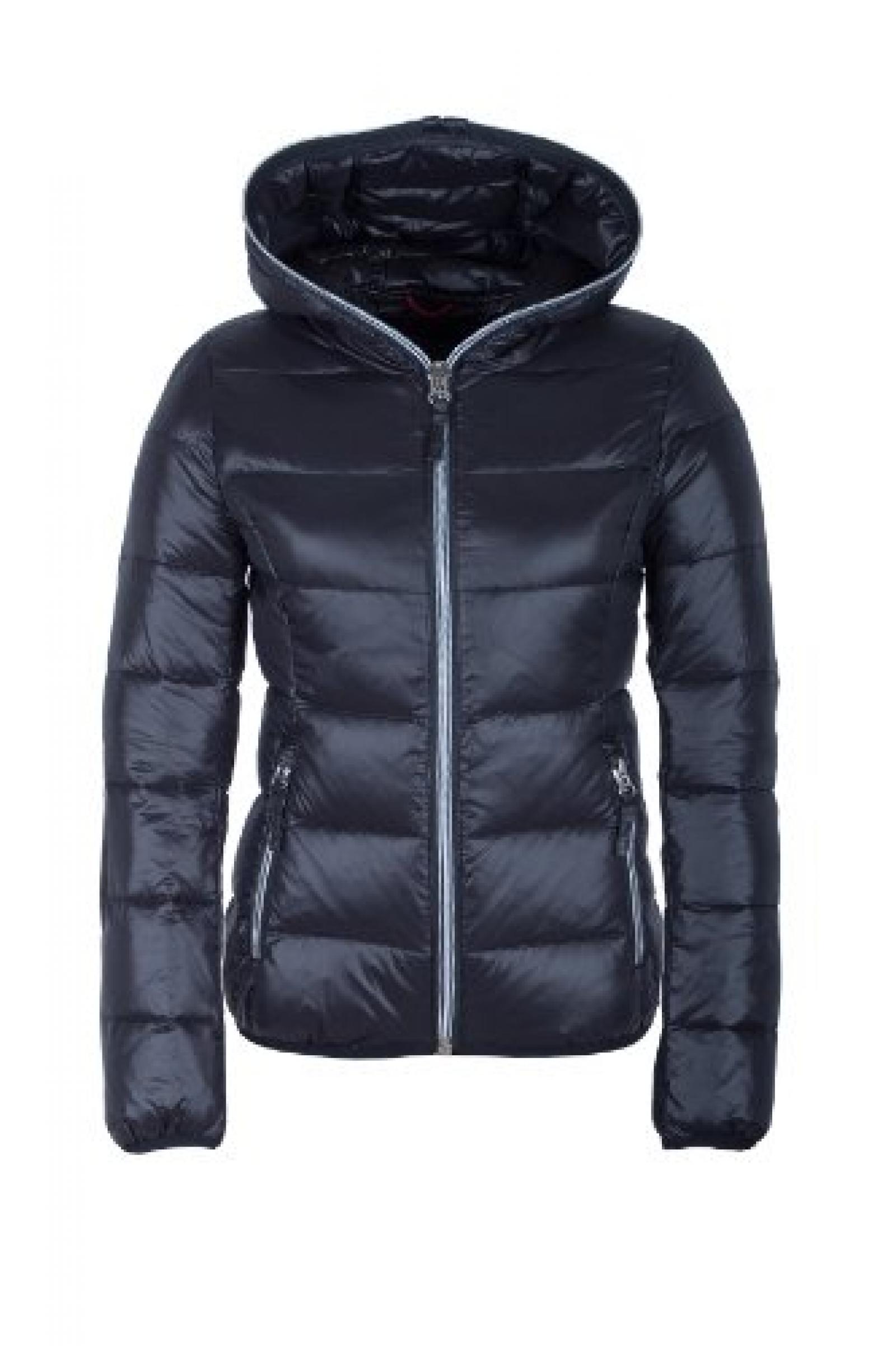 988 Damen leichte Daunenjacke "TARORE" mit Kapuze schwarz 988 Damen leichte Daunenjacke "TARORE" mit Kapuze schwarz